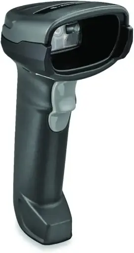 Zebra DS2278 სერიის უკაბელო ხელის ფართოზონიანი სკანერი სტანდარტული დიაპაზონით, პრეზენტაციის სადგამით და USB კომპლექტით, შავი